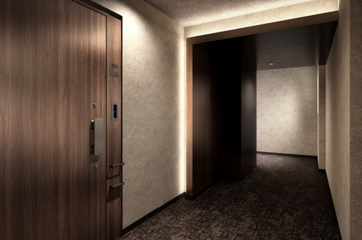 内廊下完成予想CG